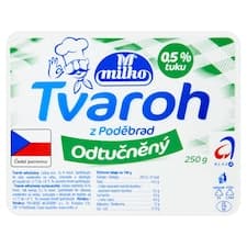 Milko Tvaroh z Poděbrad odtučněný 250g