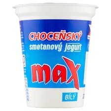 Choceňská Mlékárna Choceňský smetanový jogurt max bílý 330g