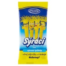 Moravia Sýráci sýrové tyčinky 4 x 20g (80g)