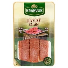 Krahulík Lovecký salám krájený 0,075kg