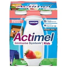 ACTIMEL Kids Jahoda - Banán 4x100g