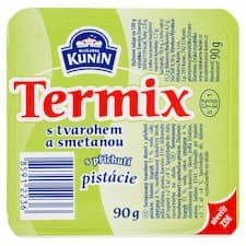 Mlékárna Kunín Termix s tvarohem a smetanou s příchutí pistácie 90g