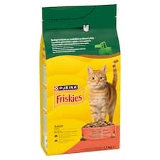 Friskies granule pro kočky hovězí, kuře 1,7kg