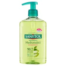 Sanytol Tekuté mýdlo hydratující antibakteriální aloe vera & bio zelený čaj 250ml