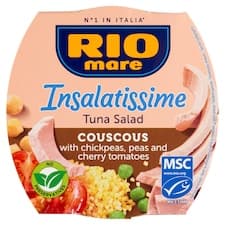 Rio Mare Insalatissime Hotový pokrm z kuskusu, tuňáka, zeleniny a cizrny 160g