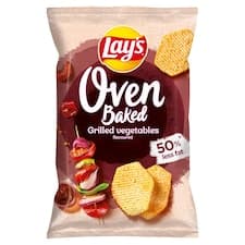 Lay's Oven Baked Pečené bramborové lupínky tvarované s příchutí grilované zeleniny 110g