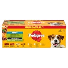 Pedigree Adult smíšený výběr se zeleninou ve šťávě 40 x 100g (4kg)