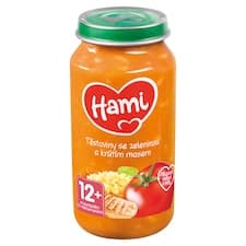 Hami masozeleninový příkrm Těstoviny se zeleninou a krůtím masem 12+ 250g