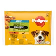 Pedigree Adult smíšený výběr se zeleninou ve šťávě 4 x 100g (400g)