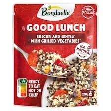 Bonduelle Good Lunch bulgur a čočka s grilovanou zeleninou 250g