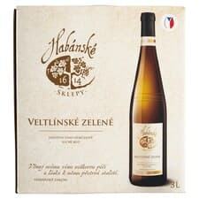 Habánské Sklepy Veltlínské zelené jakostní víno odrůdové suché bílé 3l