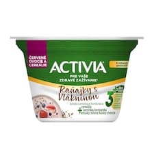 ACTIVIA Snídaně s vlákninou Červené ovoce 170g