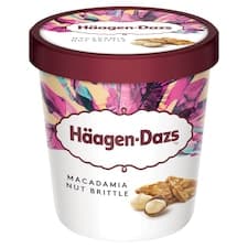 Häagen-Dazs Vanilková zmrzlina smetanová s karamelizovanými makadamovými ořechy 460ml