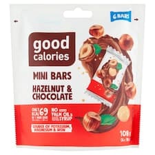 Good Calories Datlové tyčinky s ořechy a čokoládou 6 x 18g (108g)