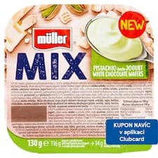 Müller Mix Jogurt s pistáciovou příchutí 130g