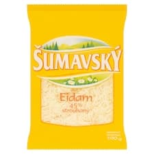 Šumavský Eidam 45% strouhaný 100g