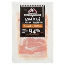 Kostelecké Uzeniny Anglická slanina premium 0,100kg