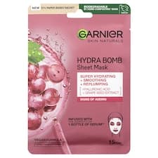 Garnier Skin Naturals textilní maska s výtažkem z hroznů proti stárnutí pleti, 28 g
