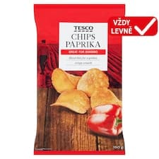 Bramborové lupínky smažené s paprikovou příchutí 150g