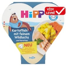 HiPP Brambory s lososem a mrkví 250g