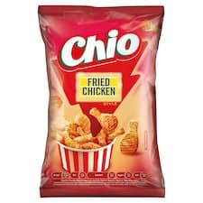 Chio Fried Chicken Style smažený bramborový snack s příchutí pečené kuře 65g