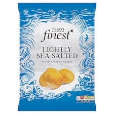 Finest Bramborové lupínky smažené s mořskou solí 150g