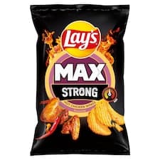 Lay's Max Strong smažené bramborové lupínky s pikantní příchutí 55g