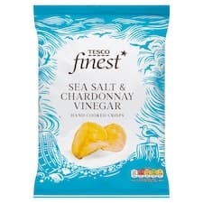 Finest Smažené bramborové lupínky s příchutí Chardonnay vinného octa s mořskou solí 150g