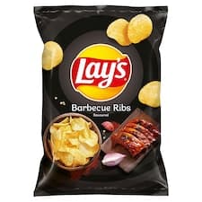 Lay's Smažené bramborové lupínky s příchutí BBQ žebírek 60g