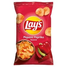 Lay's Smažené bramborové lupínky s příchutí pikantní papriky 130g
