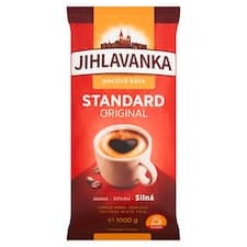 Jihlavanka Standard original pražená mletá káva 1000g