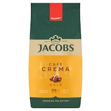 Jacobs Café Crema Gold káva pražená zrnková 1000g