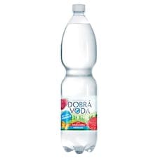 Dobrá voda Neperlivá s příchutí jahoda a malina 1,5l