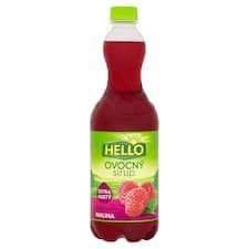 Hello Ovocný sirup malina 0,7l