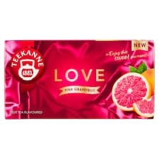 Teekanne Love Pink Grapefruit ovocno-bylinný čaj 20 x 2,25g (45g)