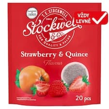 Stockwell & Co. Ovocný čaj s příchutí jahod a kdoulí 20 x 2g (40g)