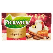 Pickwick Fruit Fusion Ovocný čaj aromatizovaný s jablky a skořicí 20 x 1,75g (35g)