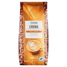 Crema pražená zrnková káva 1kg