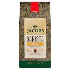 Jacobs Barista Crema káva pražená zrnková 1000g