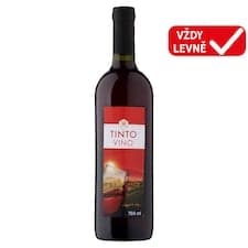 Červené víno polosladké 750ml