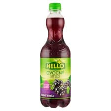 Hello Ovocný sirup černý rybíz 0,7l