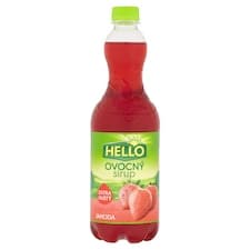 Hello Ovocný sirup jahoda 0,7l