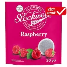 Stockwell & Co. Bylinno-ovocný čaj s malinami 20 x 2g (40g)