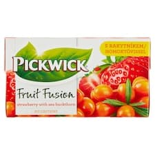 Pickwick Strawberry with Sea Buckthorn ovocný čaj aromatizovaný 20 x 1,75g (35g)