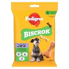Pedigree Biscrok Multi směs kuřecí, hovězí a jehněčí příchutě 200g