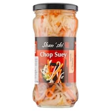 Shan'shi Chop Suey zeleninová směs s houbami ve sladkokyselém nálevu 330g
