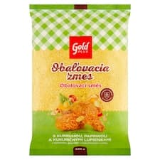 Gold Plus Obalovací směs s kurkumou, paprikou a kukuřičnými lupínky 500g