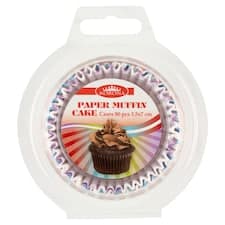 Korona Papír na pečení pro muffin 3,5 x 7 cm 80 ks