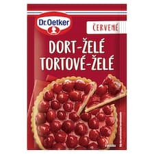 Dr. Oetker Dort-želé červené 10g