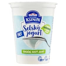 Mlékárna Kunín Selský jogurt bílý 400g